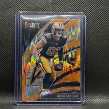 2025 Select Jimmy Graham No. 249 Club Level Orange Shock Prizm /399