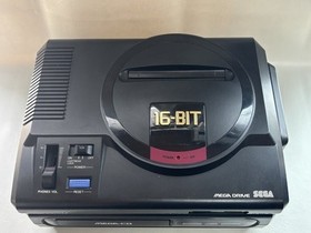 Sega Mega Drive HAA-2500 + Mega-CD HAA-2910 Console Set Power Tested Used