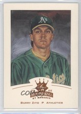 2002 Donruss Diamond Kings Bronze Foil Barry Zito #22 1md