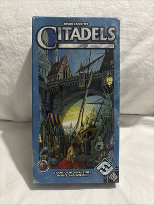 Bruno Faidutti Citadels Card Game Includes The Dark City Expansion, Complete