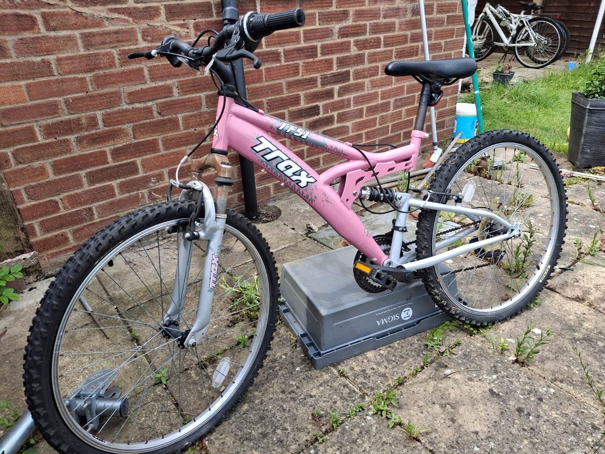 Trax TFS1 pink mountain bike