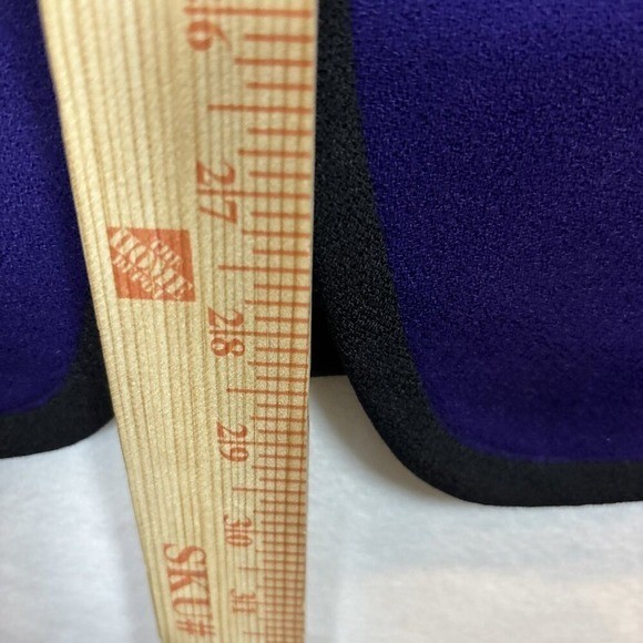 Talbots Purple Wool Blend Button Front Jacket Ski… - image 6