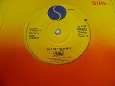 Rezillos - TOP OF THE POPS  1978 7" vinyl Sire SIR 4001