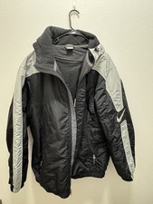 Nike Swoosh Men's Winter Jacket Insulated, Lined, Size Large, Vintage 90s/Y2k