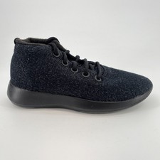 Allbirds Wool Runner-Up Mizzle Womens Size 9 Black Athletic Shoes Sneakers