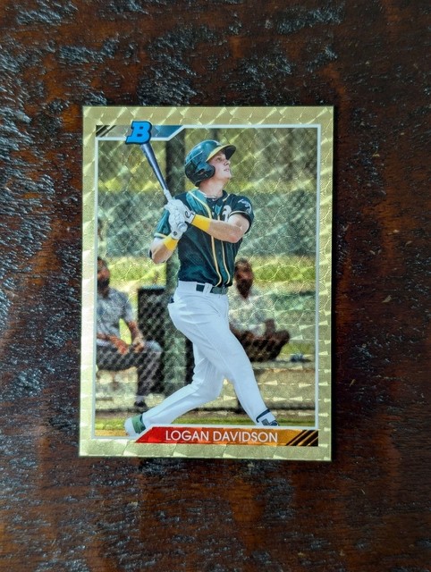 2020 Bowman Heritage #92CP-LD Logan Davidson Chrome Prospects Superfractor 1/1