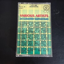 Various Artists 20 Country Superstars Cassette 1985 Plantation Records