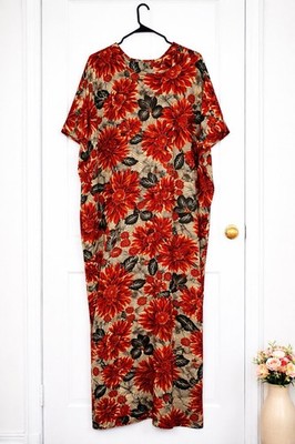 Handmade African Dera Kaftan Kenyan Dress Tie Dye One Size Multi Color