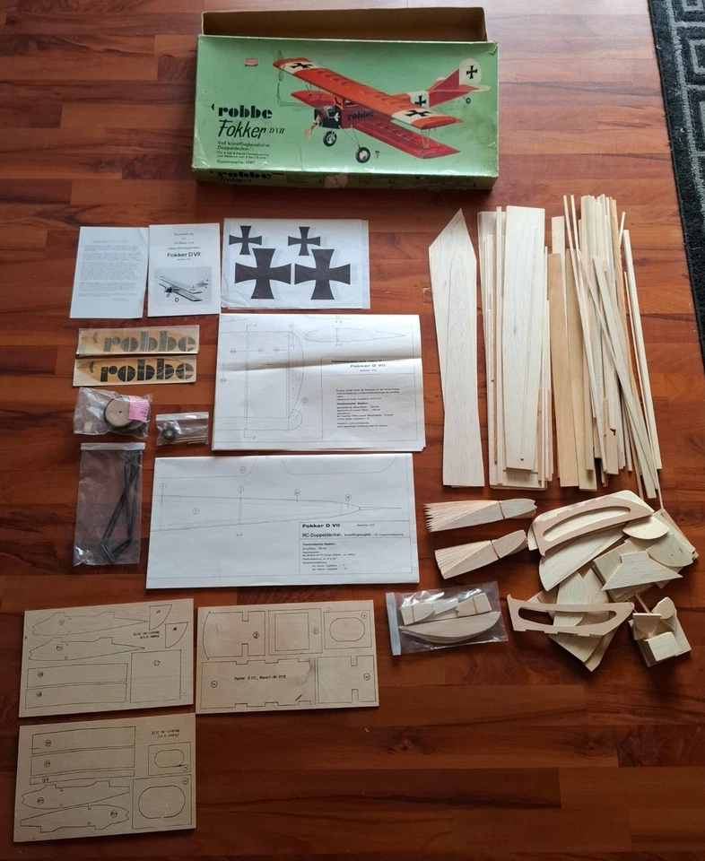 Robbe Fokker D VII - Nr. 3172 Bausatz - Flugzeug Doppeldecker -  - Bild 3 von 4
