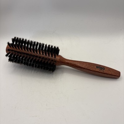 Wigo Europe Round Wooden Brush Boar Blend Bristles