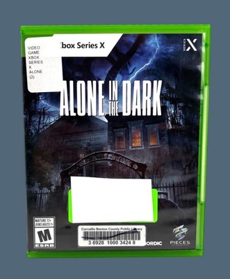 Alone in the Dark Xbox Series X Disc Case Artwork M-Rated Survival Horror