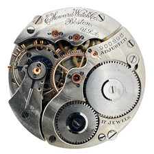 Antique 16s 1906 E. Howard 17 Jewel Mechanical Pocket Watch Movement 3 USA