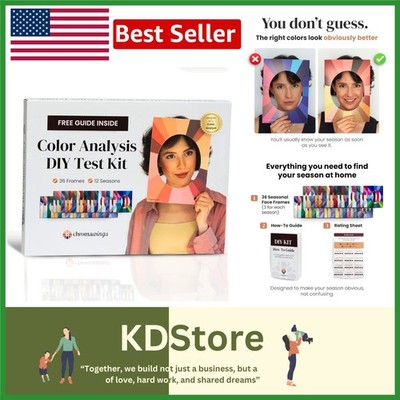 Stylish Color Analysis Draping Kit - Easy DIY Guide with Bonus Digital Set
