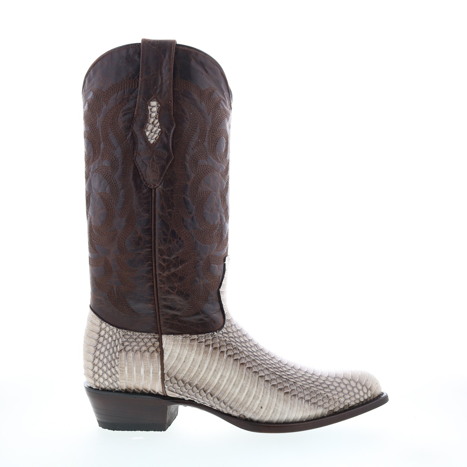 Los Altos J-Toe Cobra 996549 Мужские бежевые широкие кожаные ковбойские сапоги в стиле Вестерн 75 22790₽