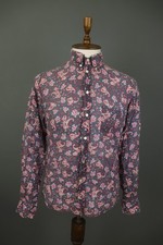 ETON Multi Paisley Slim Fit Long Sleeve Button-Down Dress Shirt Size 40 / 15.75