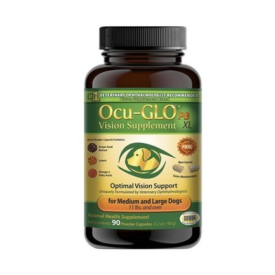 Ocu-GLO PB Vision Supplement for Medium & Large Dogs   Easy to Administer Pow...