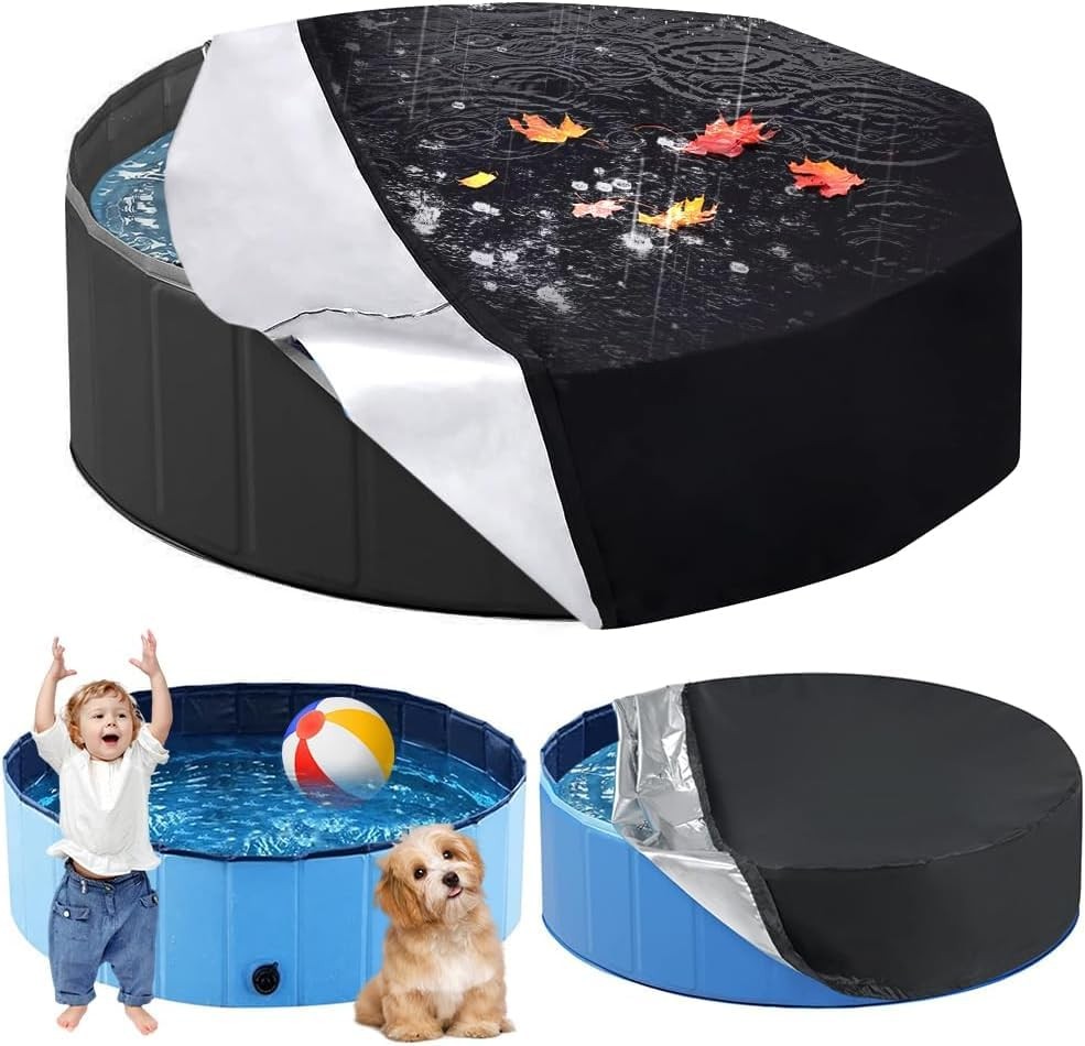 Bâche piscine ronde Ø450 cm en PVC bleu - Couverture de protection robuste