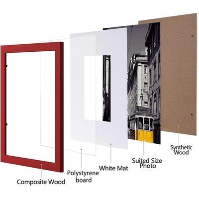 8x10 Picture Frame Set of 10 - Wall Mount/Tabletop Display