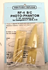 1/48 RF-4B/C Recon Phantom resin nose conversion by High Flight. for Hase.