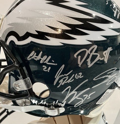 2017 Philadelphia Eagles Super Bowl 52 (LII) Signed Helmet (39 Signatures) - Picture 5 of 14