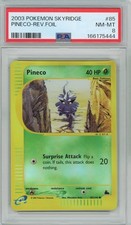 VINTAGE POKEMON - PSA NM-MT 8 Pineco 86/144 Skyridge Reverse Holo E-READER