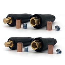 Welding Cable Quick Connector Pair DINSE-Style 200Amp-300Amp 4- 1 35-50 S...