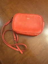 Mark and Graham Essential Crossbody bag red mono MKT  New wo tag 7x2X6