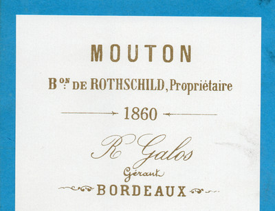 Lithographie Reprenant L'étiquette Du Château Mouton Rothschild 1988 Illustree Par K Haring 55 5 X 4