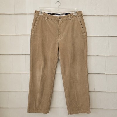 Brooks Brothers Clark Corduroy Pants Men's 38x30 Tan Beige Cotton Straight