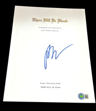 PAUL THOMAS ANDERSON SIGNED AUTOGRAPH MOVIE SCRIPT THERE WILL BE BLOOD BECKETT E