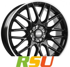 CMS C25 diamond rim black 7x17" ET45 LK4 100 ML 67.2 Alufelgen 17 Zoll