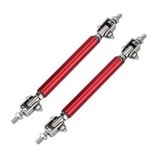 Car Bumper Protector, 2Pcs 75mm Universal Car Front Rear Bumper Protector Red