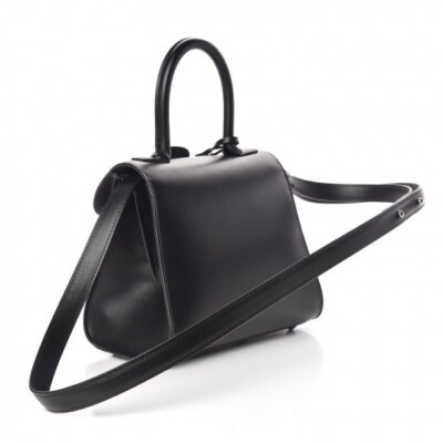 【関税込】DELVAUX★Brillant mini handbag box calf black Delvaux Black Sellier Brillant Mini ○ Labellov ○ Buy and