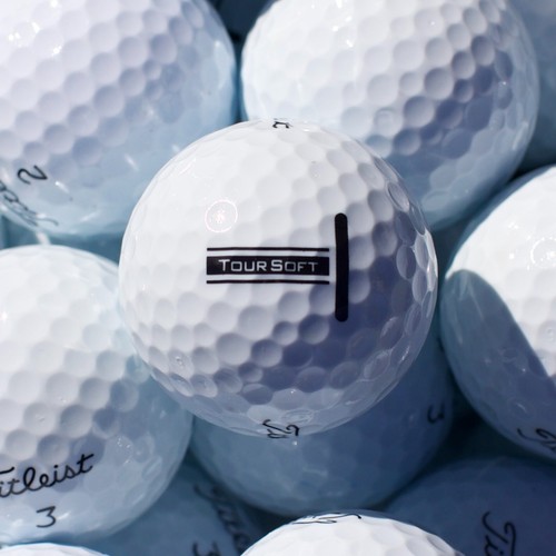 48 Titleist Tour Soft White Used Golf Balls 5A/4A Great Quality FREE SHIPPING