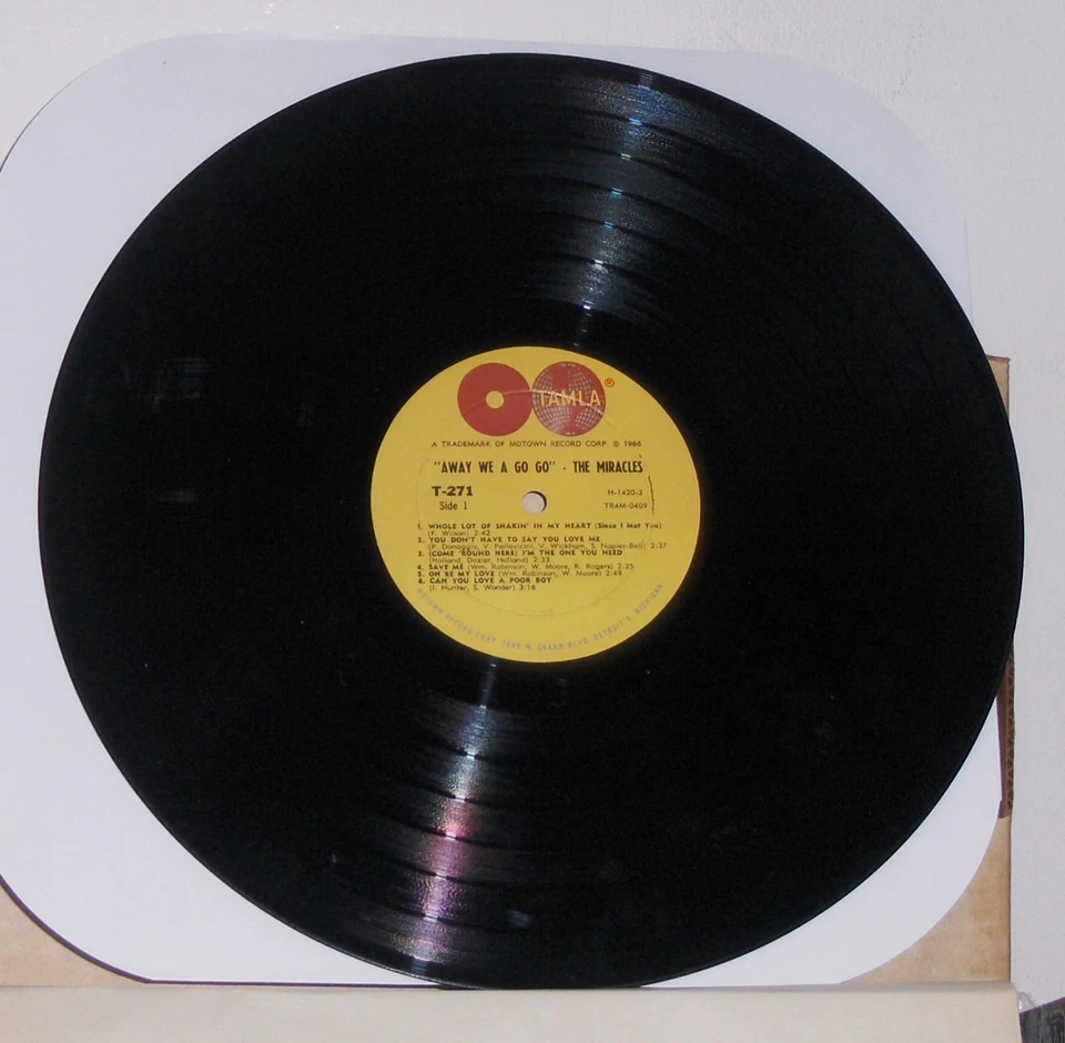 Smokey Robinson & The Miracles - Away We A Go-Go - 1966 Mono Vinyl LP Record - Image 4 of 4