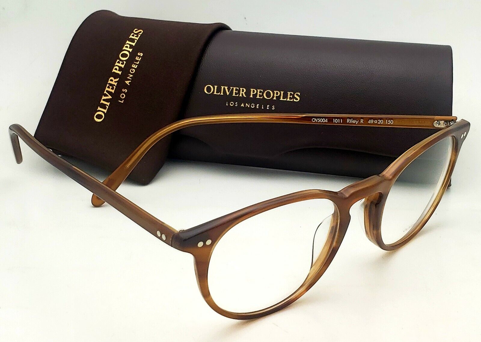 New OLIVER PEOPLES Eyeglasses RILEY R OV 5004 1011 49-20 RainTree Brown  Tortoise 827934467255 | eBay