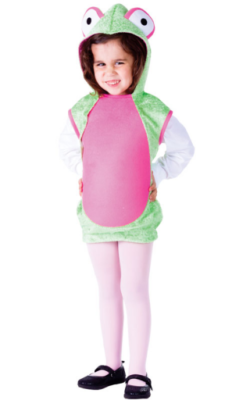 Rubies Costume ranita per bambini, tutina, cappello e
