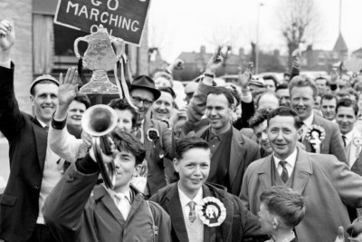Manchester United V Southampton Fa Cup Halbfinale Spiel im Villa Park 1963 4x6 P