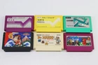 WHOLESALE LOT 6 Nintendo Famicom Game Dr. Mario Ganbare Goemon Japan TESTED #6