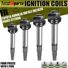 4x Ignition Coils Pack for Toyota Corolla ZRE143 152 ZWE186 Prius 1.8L 2ZR-FXE