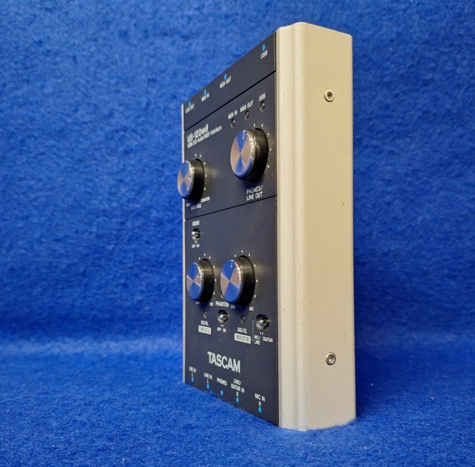 Tascam US-122MK II USB 2.0 2-channel Audio/MIDI Interface Tested & Working - Image 3 of 4