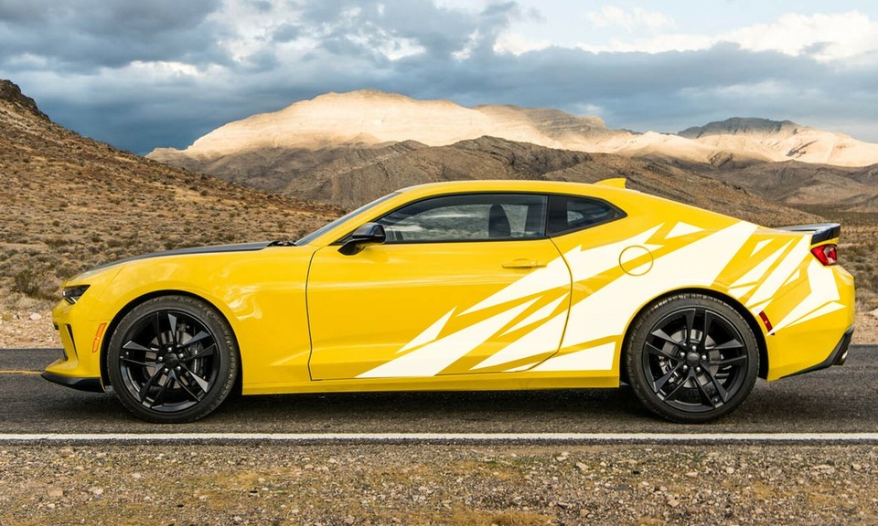 Geometric Design sticker for Chevrolet Camaro SS 2010 2019 2020 rear ...
