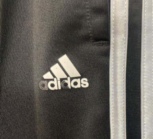 Adidas Black And White Track Pants Joggers Girls Medium - Picture 5 of 7