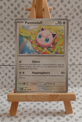 Pummeluff (MEW 039) - Pokémon Karte Aus 151 In Deutsch