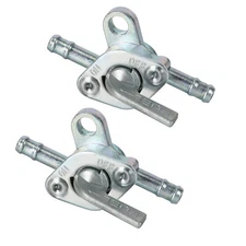 2x Inline ON/OFF Switch Shutoff Fuel Gas Valve Petcock ATV Motocycle Dirt Bike