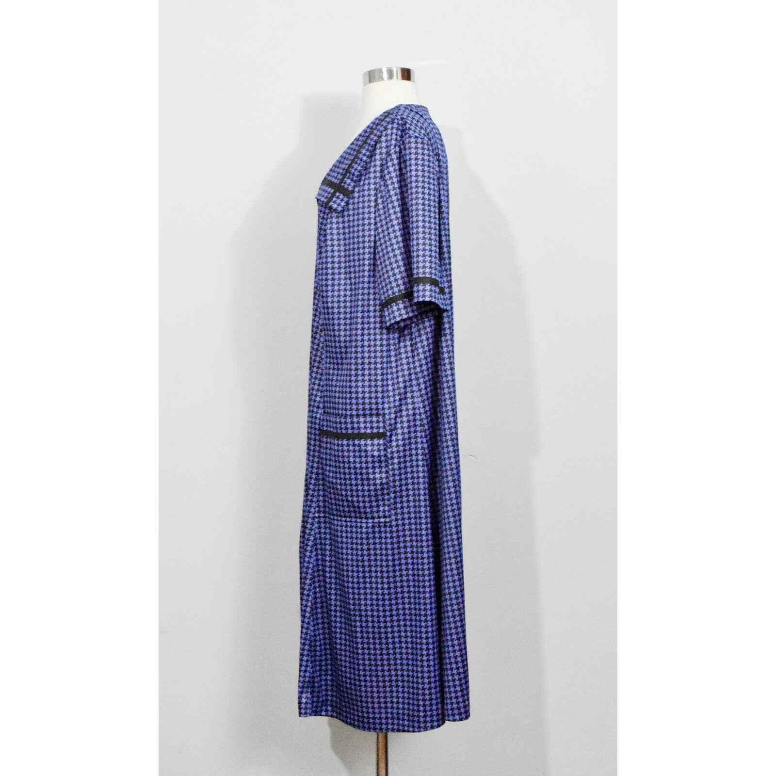 Purple Houndstooth Housedress by Yakko - image 4