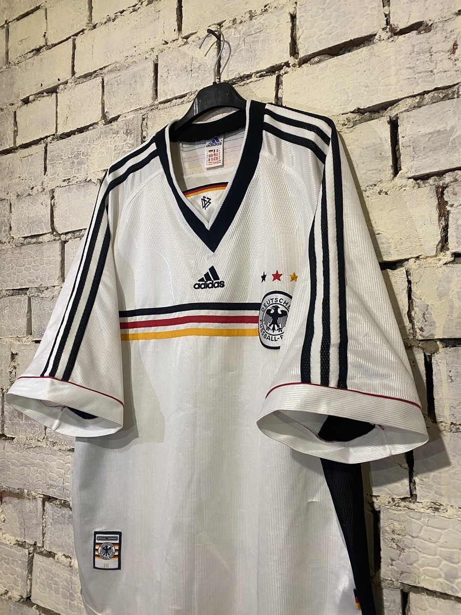 ドイツ代表 1998年 adidas ヴィンテージユニフォーム Vintage 1998 Germany Home Original Football Shirt Adidas Xl