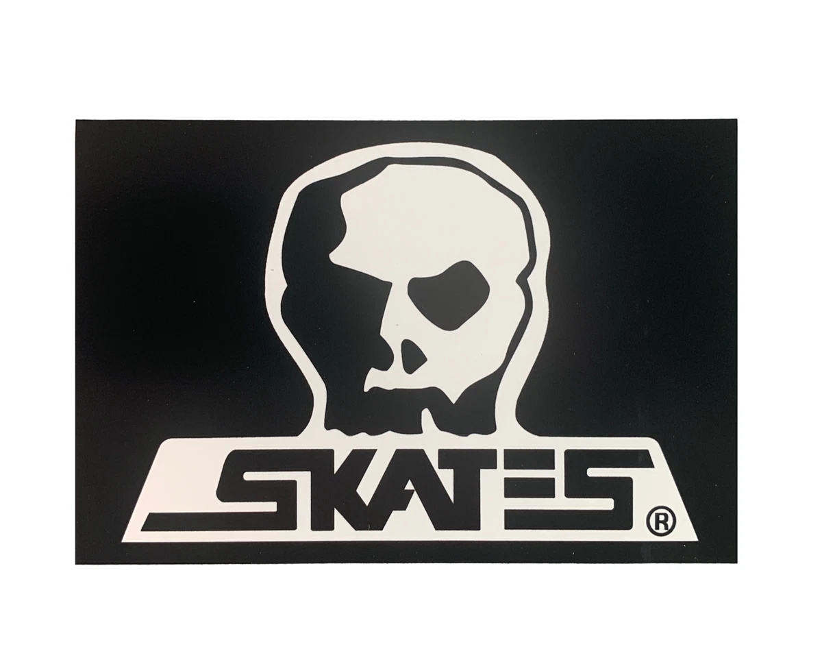 スケートボード Skull Skates Vtg Skateboard Sticker Skull Skates In Skateboarding & Longboarding Stickers & Decals for