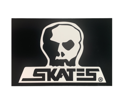 SKULL SKATES Skateboard Sticker 4.5" x 3" sk8 - Afbeelding 1 van 2