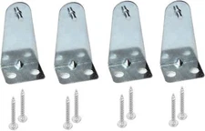 Metal Hold Down Brackets For Blinds 1 3 4 Inch Durable Pack Of 4 With Screws